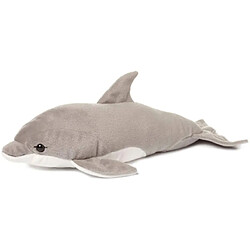 WWF peluche Dauphin de 39 cm gris blanc