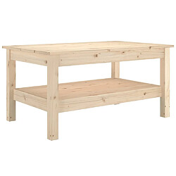 vidaXL Table basse 80x50x40 cm Bois massif de pin