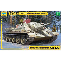 Zvezda Maquette Char Soviet Tank Destroyer Su-122