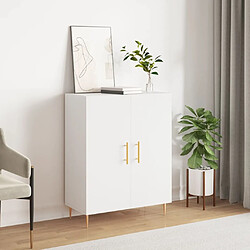 Maison Chic Buffet,Meuble de Rangement,commode pour salon,Cuisine blanc 69,5x34x90 cm bois d'ingénierie -MN57533