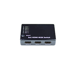 Kimex Switcher HDMI, 5 entrées- 1 sortie, Ultra HD 4Kx2K pas cher