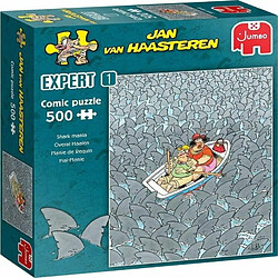 Jumbo- Shark Mania (500 pièces) Jigsaw Puzzle, 20089, Multicolore