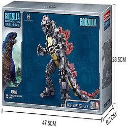 Universal Godzilla 2 Monster King Puzzle Assemblage Bloc Jouet Set (Godzilla) pas cher