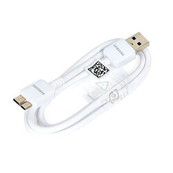 Câble des données Micro USB 3.0 Samsung ET-DQ11Y1WE pour Galaxy Note 3 blanc