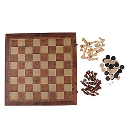 Jeu échecs en bois Jeu société traditionnel Chess