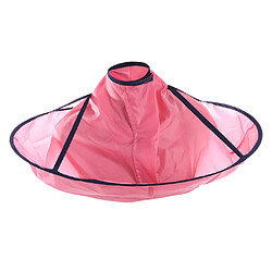 Pro Coupe Cheveux Cape Attrape Cheveux Coiffure Parapluie Cape Kit Rose pas cher