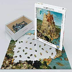 Avis Eurographics La tour de Babel par Pieter Brueghel (1000 piAces) Puzzle (6000-0837)