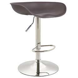 Non Tabouret de bar Anaheim plastique chromé 