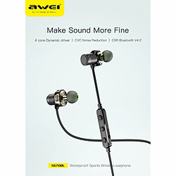 Avis Awei X670Bl Casque Bluetooth Double Pilote Casque Sans Fil Super Bass Stéréo Son Écouteurs Avec Micro Gris