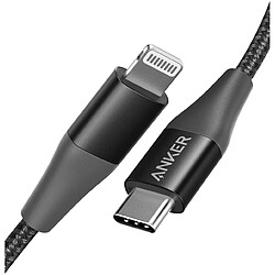 Anker Câble USB-C vers Lightning 90cm avec certification MFi-Câble PowerLine+II en nylon tressé compatible Power Delivery