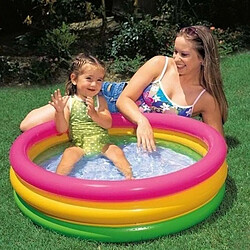 Totalcadeau Piscine gonflable multicouleur 68 L (86 x 25 cm) pas cher