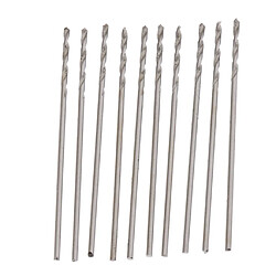 10 forets hélicoïdaux au cobalt m35 hss, tranchants, résistants à l'abrasion 0.8mm kit de foret