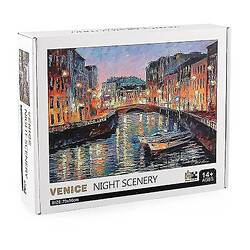 Universal 1000 pièces Venise Nuit Puzzle Jeu de décompression pas cher