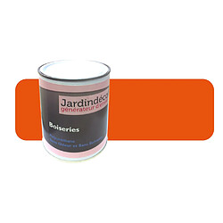 Bouchard Peintures Peinture pour meuble en bois brut 1 litre orange pur 