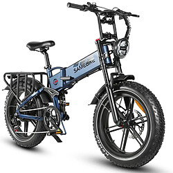 Acheter Vélo électrique SAMEBIKE RS-A02 - moteur 750W batterie 48V17AH autonomie 55KM frein à disque hydraulique - Bleu