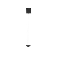 NOVA LUCE Lampadaire YAMA Noir LED & LED E27 12 W