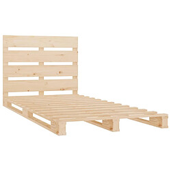 Acheter vidaXL Cadre de lit sans matelas 100x200 cm bois massif de pin