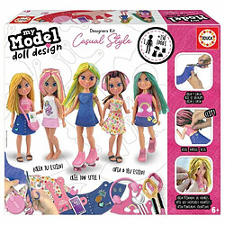 Educa Borras MY MODEL DOLL DESIGN MOON FASHION STYLE - EDUCA - Jeu de stylisme - 19827