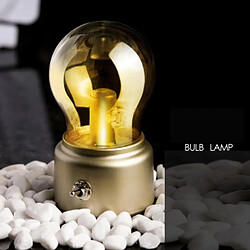 Avis Universal Vintage LED Ampoule Night Light Retro USB 5V Rechargeable Batterie Luminaire Luminaire de bureau de bureau Lumières de bureau portables | Lumières de nuit LED