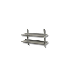 2 etageres inox console - Ristopro 