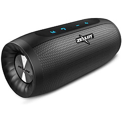 Chrono Enceinte Bluetooth 5.0 Portable étanche 20W Haut-Parleur Audio HD Bass Amplifiées with TWS, 4000mAh Powerbank, AUX,TF Carte, 20H d'Autonomie,Noir 