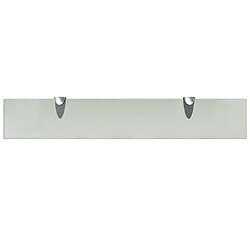 Acheter Maison Chic Lot de 2 Étagères murales,Étagère Rangement flottate Verre 60x10 cm 8 mm -MN40348