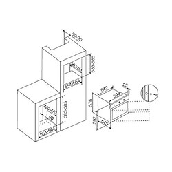 Four intégrable multifonction 60l 60cm gaz naturel catalyse noir - afscw21bkn - AIRLUX