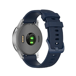 Wewoo Bracelet pour montre connectée de remplacement Smartwatch en silicone Garmintaille 18 mm universel bleu