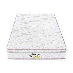 Vente-Unique Matelas 90 x 200 cm ressorts 3 zones et mémoire de forme ép.20cm - WOLKENTANZ de MORGENGOLD