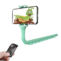 Wewoo RKL9 Creative Budding Lazy Phone Bracket Diffusion en direct Octopus Trépied Vert menthe 