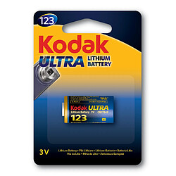 KODAK - Pile - Ultra Lithium - CR17345 / 123LA - à l'unité - Multicolore