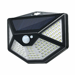 Justgreenbox Applique murale à énergie solaire Capteur de mouvement et d'éclairage PIR Lampe d'inondation à 3 modes 112LED - T6112211962948