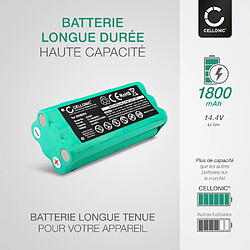 Batterie pour Dirt Devil Spider M612 2.0, Spider, M612 Spider, Libero, M611 FUSION 1800mAh de CELLONIC