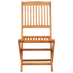 Avis Maison Chic Lot de 4 Chaises de jardin,Fauteuil d'extérieur pliables Bois d'eucalyptus massif -MN69107