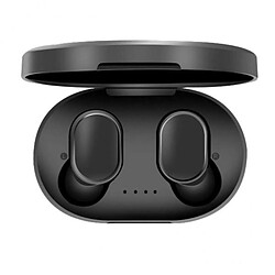 Écouteur sans fil Bluetooth Écouteur Bluetooth 5xA6S Airdots Casque Bluetooth5.0 Écouteurs Casque Stéréo Écouteurs Noir