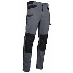 Pantalon de travail en coton Ponce LMA Gris - T.40 - 1673 T.40