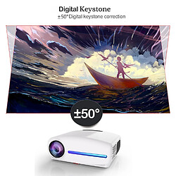 Universal 1920 * 1080p Full HD 200 pouces AC3 4D LED Projecteur Android 10.0 WiFi Portable 4K Home Cinema | | Mini Pocket Projector Box