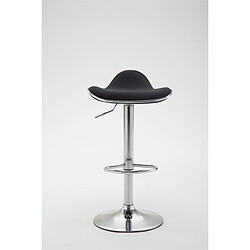 Non Tabouret de bar Shanghai tissu chrome