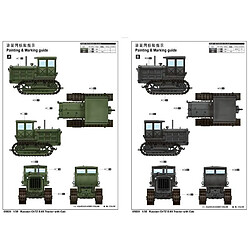 Trumpeter Maquette Véhicule Russian Chtz S-65 Tractor With Cab