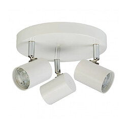 Searchlight Plafonnier Rollo, blanc, 3 ampoules