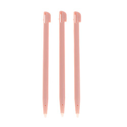 3 pièces fente dans stylet écran tactile stylet résistif pour nintendo 2ds rose