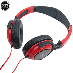 GUPBOO Nouveau Shini Mic filaire casque écouteur 3.5mm Super basse pliable casque de jeu stéréo PC musique casque 