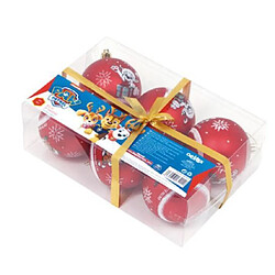 Pack de 6 boules de sapin diamètre 8cm. par Paw Patrol Nickelodeon ARDITEX PW14024