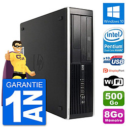 PC HP 8300 Elite SFF Intel G630 RAM 8Go Disque Dur 500Go Windows 10 Wifi - Occasion