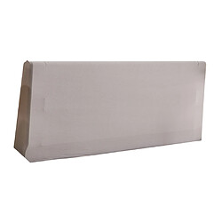 Housse de protection de tête de lit 150cm gris clair