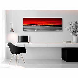 Paris Prix Tableau Imprimé Crimson Landscape Narrow 40 x 120 cm