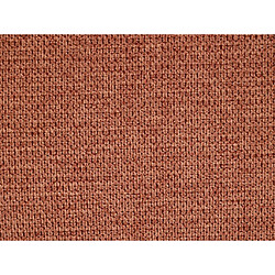 Vente-Unique Fauteuil en tissu texturé terracotta ISPARTA pas cher