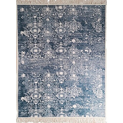 Avis Mani Textile Tapis MEDAILLON Bleu