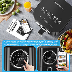 Acheter Aigostar Odin Smart - Friteuse à air chaud connectée Wifi, 0% BPA. 1400W, capacité de 4.5L. 8 menus préprogrammés + mode manuel.