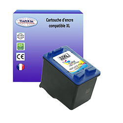 T3Azur Cartouche compatible avec HP DeskJet F2280 F2288 F2290 F300 F310 F325 F335 F340 F350 F370 F375 remplace HP n°22 XL - Couleur 